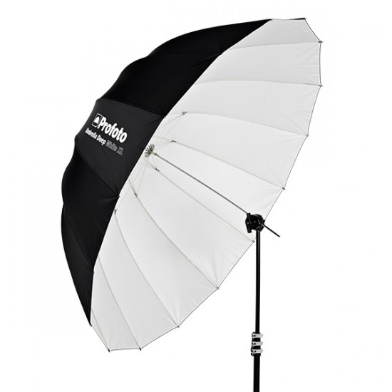 Paraguas Umbrella Deep blanco X-S-L-XL para retratos